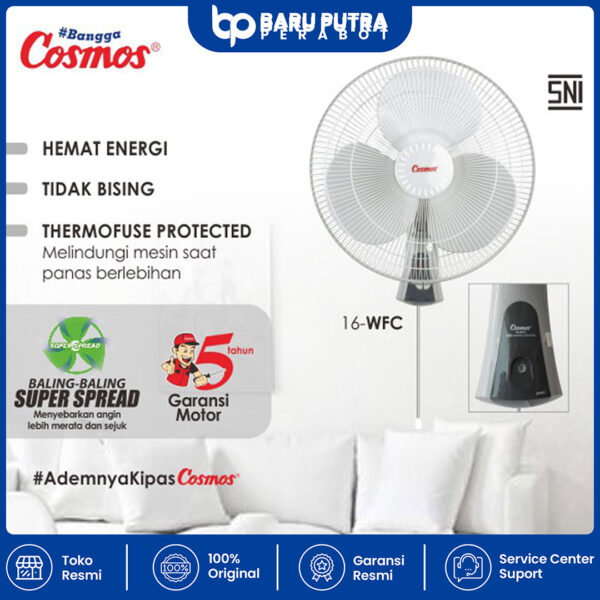 Cosmos Kipas Angin Wall Fan 16-WFC - Gambar 3