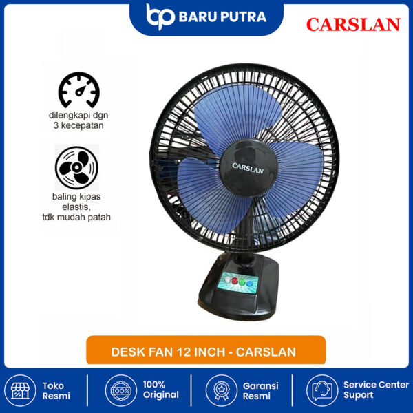 Carslan Kipas Angin Meja 12 Inch CS-121 - Gambar 2