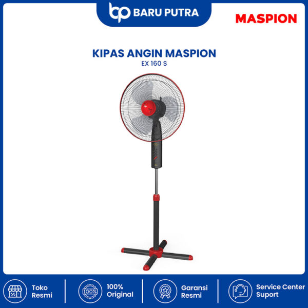 Maspion Stand Fan Kipas Angin Berdiri 16 Inchi EX 160 S - Gambar 2