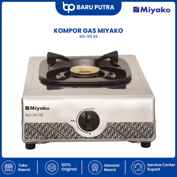 Kompor Gas Miyako KG101SS - 1 Tungku