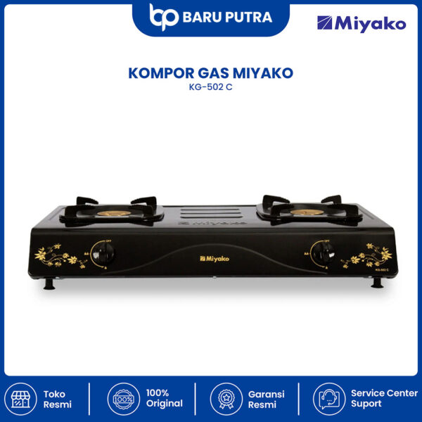 Kompor Gas Miyako KG502C - 2 Tungku