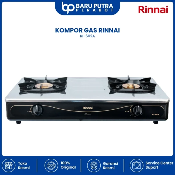 Rinnai Kompor Gas 2 Tungku RI 602A / 602A